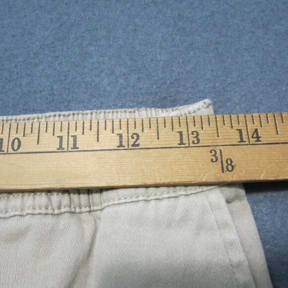 Zanerobe Jogger Pants Mens Size 27 Khaki Drawstring Elastic Waist Flat Front - Picture 5 of 11